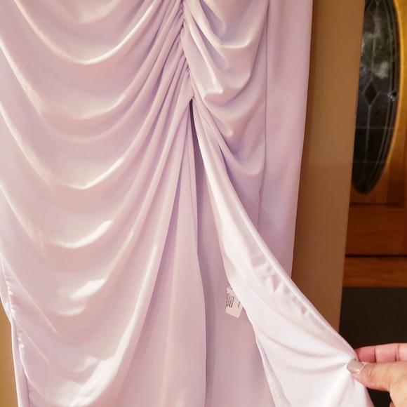 Pretty Little Thing-White Split Midi Skirt - Picture 3 of 6